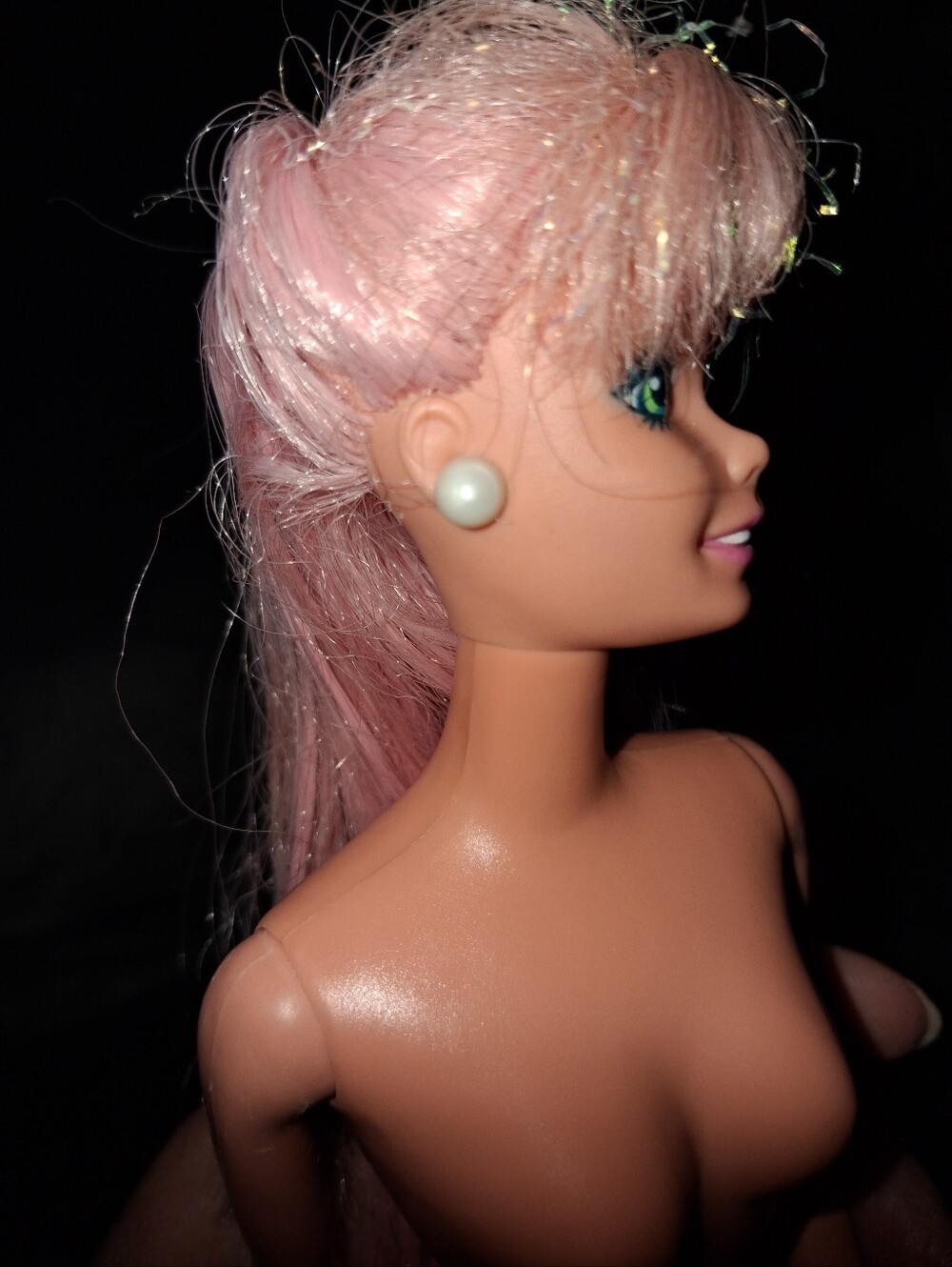 Vintage Barbie Pink Hair - Picture 4 of 6